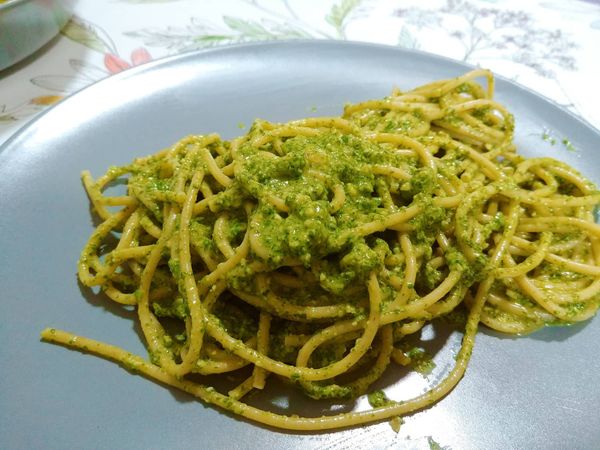 Pesto de rúcula y nueces