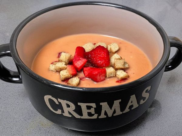 Gazpacho de fresas